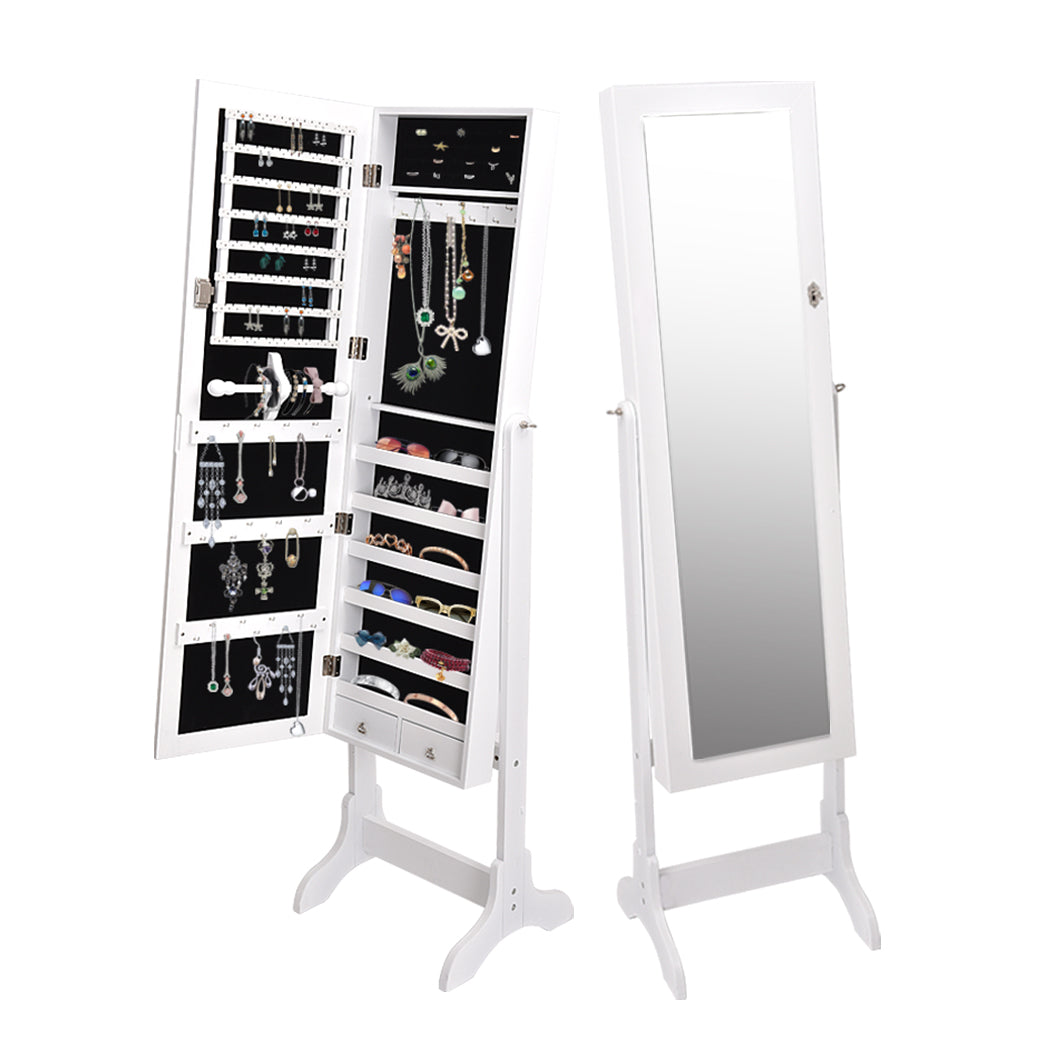 Levede Mirror Jewellery Cabinet Makeup-1864184303475363840