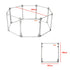 Pawz Pet Playpen Transparent Acrylic Clear Folding Dog Fence Kennel 8 Panel-2029387246305677314