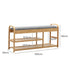 Levede Bamboo Shoe Rack Bench Entryway Seat