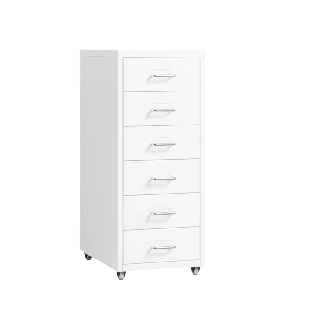 Levede 6 Drawer Office Cabinet Drawers White-2018816811138682880