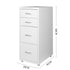 Levede 4 Drawer Office Drawers Cabinet White-1864184250388058114