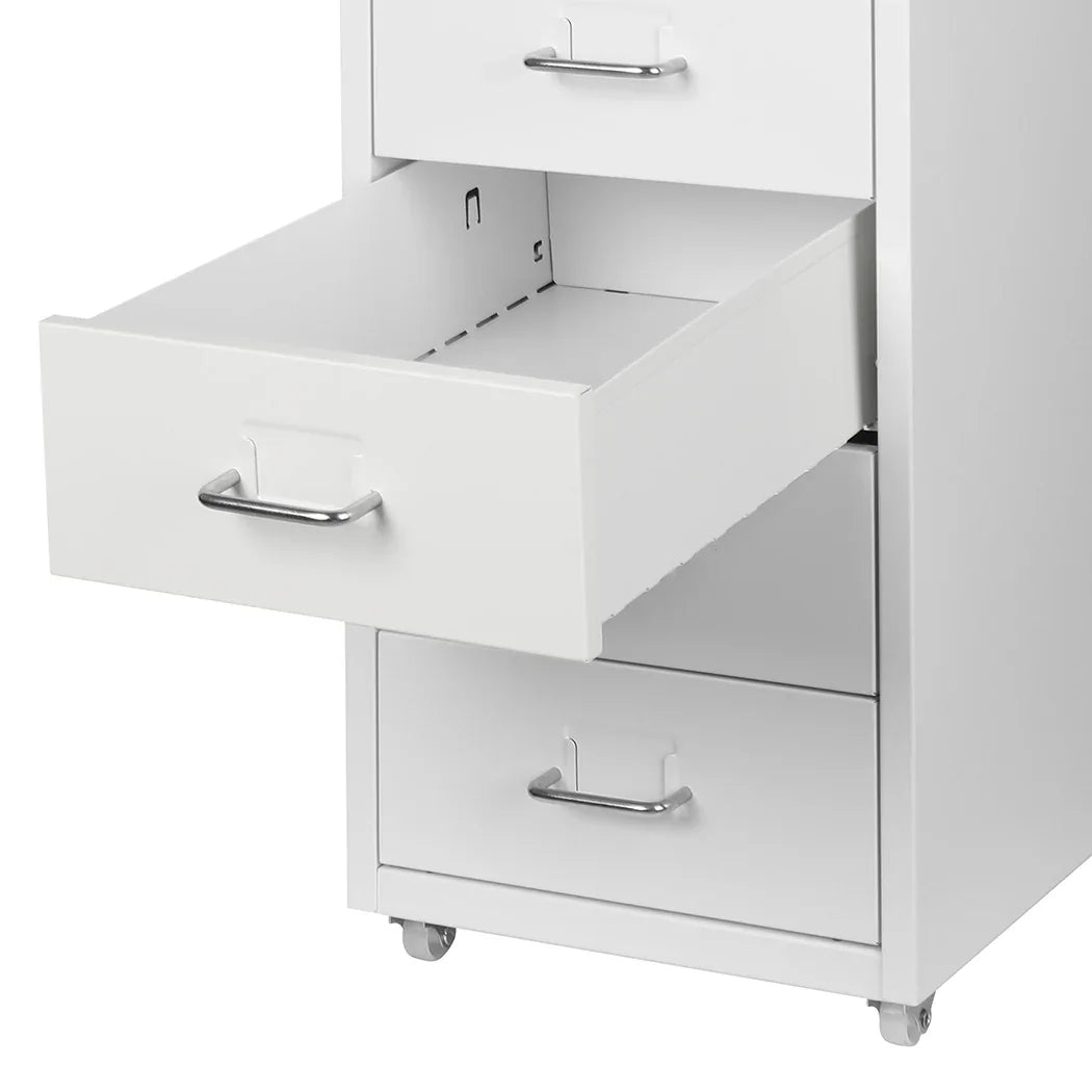 Levede 6 Drawer Office Cabinet Drawers White-2018816811138682885