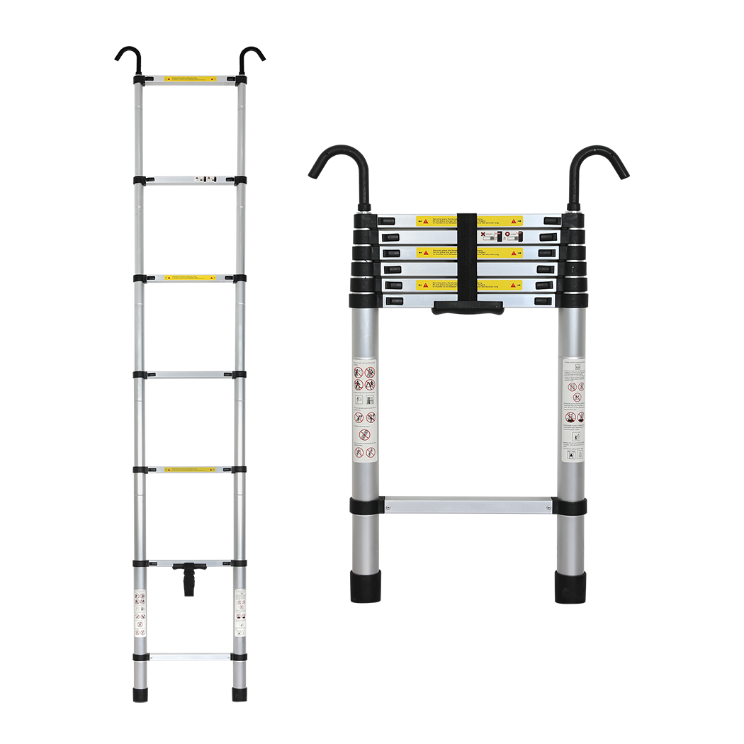 Traderight Telescopic Ladder 7 Step