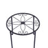 4 x Levede Metal Plant Stand Outdoor Black-1894516825329373187