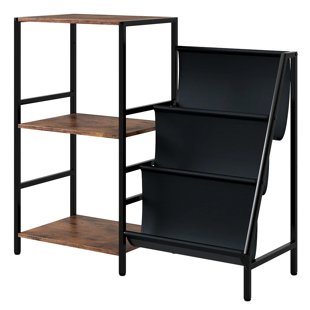 Levede 3-Tier Record Player Stand Vinyl Storage Up to 200 Albums Turntable Table-2050056774513463305