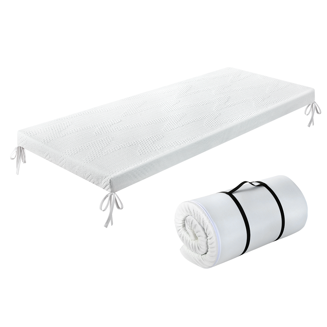 Dreamz Gel Memory Foam Mattress Topper Camping Bed Car Mattress Roll Floor Mat-2050056763083984904