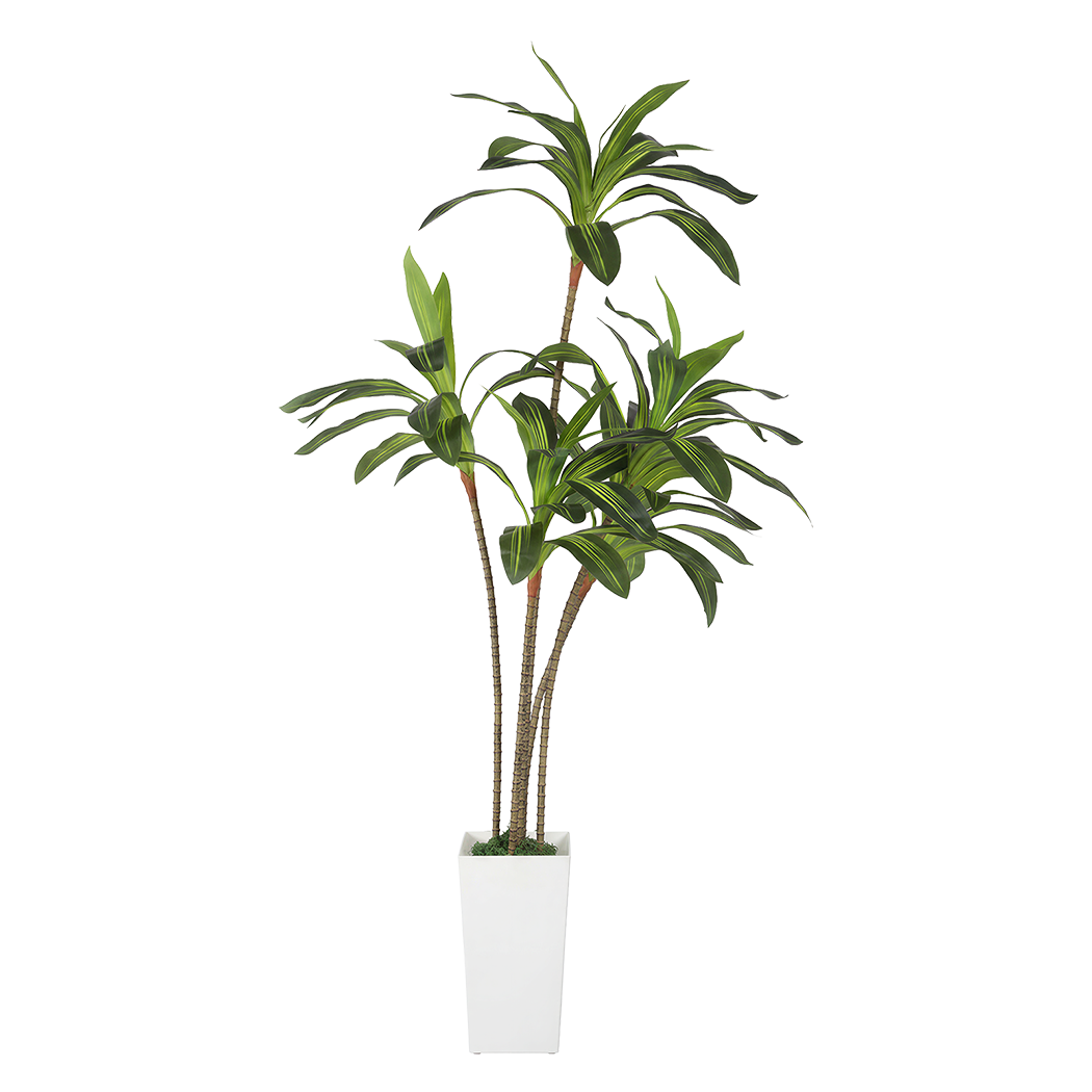 Lambu Artificial Dracaena Tree Lifelike Fake Leaves Artificial Plants Indoors-2050056792347643912