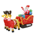 Santaco LED Inflatable Santa Sleigh Reindeer 2.2M-2065254640705998856