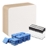 Levede Mini Whiteboard 30 Pack 2 Sided with Pens Erasers Classroom White-2100035036299530248