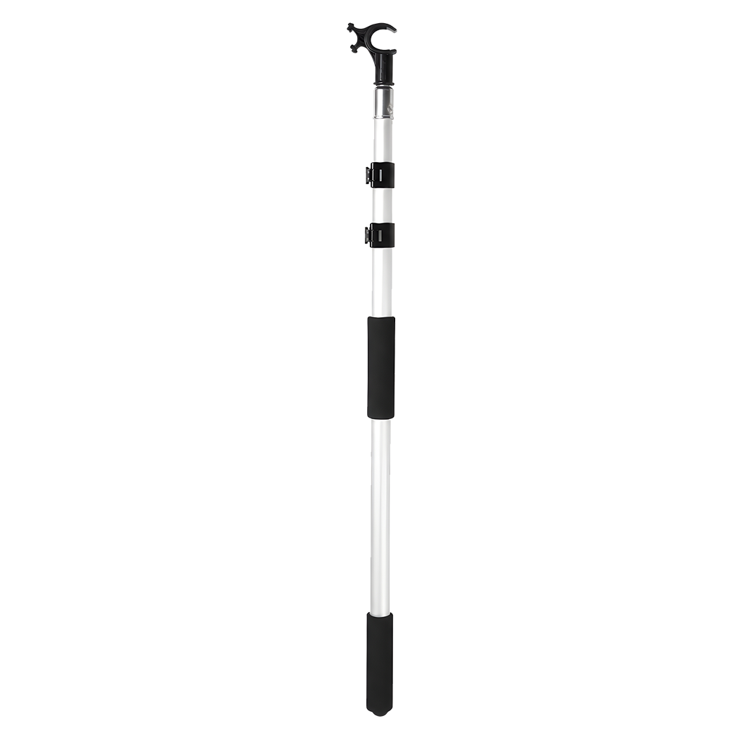 Levede Roof Window Pole 1.1-2m Skylight Rooflight Opener Aluminium Black-2100034938832293896