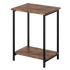 Levede Side Table 2-Tier Industrial Vintage End Table Storage Shelf Nightstand-2050059016343785480