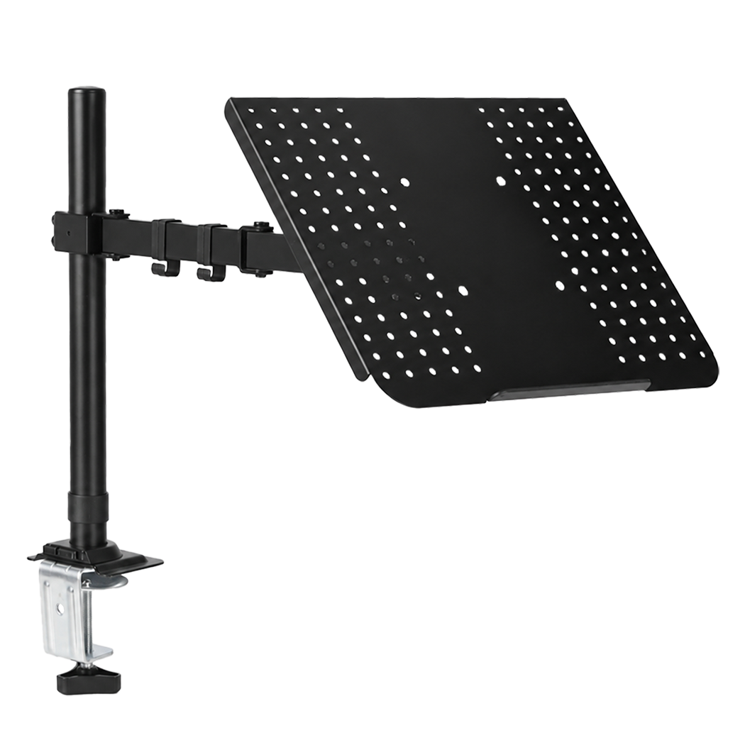 Levede Single Monitor Arm Desk Mount for 13-32 Inch Height Adjustable Black-2100035032906338312
