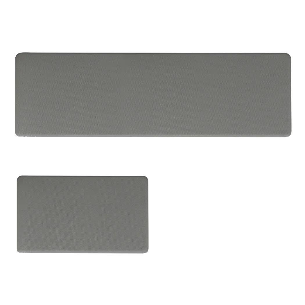 Marlow Kitchen Rug 2PCS Non Slip Anti Fatigue Mat Grey-2029387204912091144