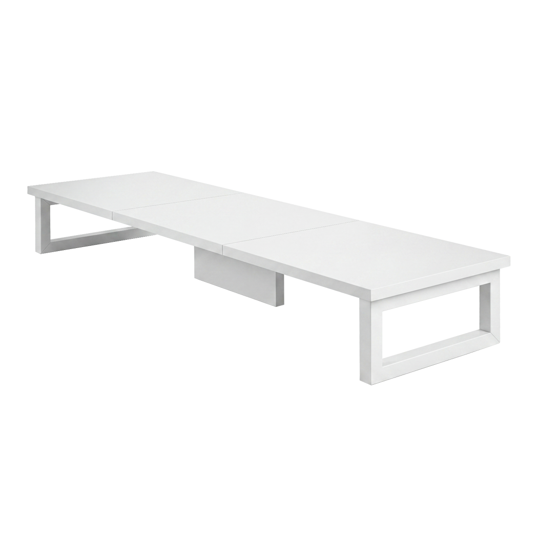 Levede Dual Monitor Stand Riser Desk Laptop Computer Organizer Laptop Shelf 90cm-2072893559849226248