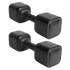 Centra Dumbbell Set Adjustable Dumbbells With TPU Grip For Home Gym Black 2pc-2109799599772995593