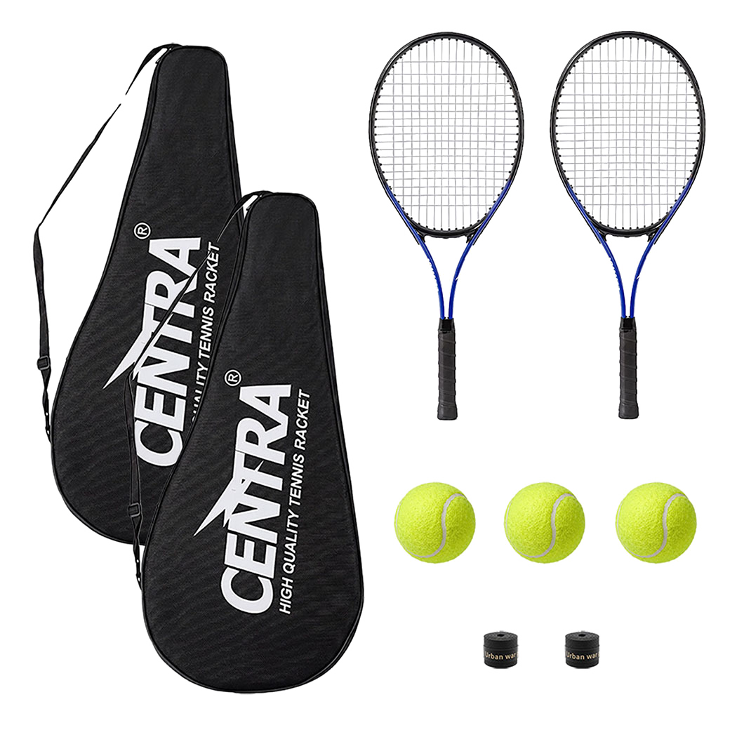 Centra 9Pcs Tennis Racket  Set Lightweight Racquet Balls Carry Bag Overgrips-2100035024760999944