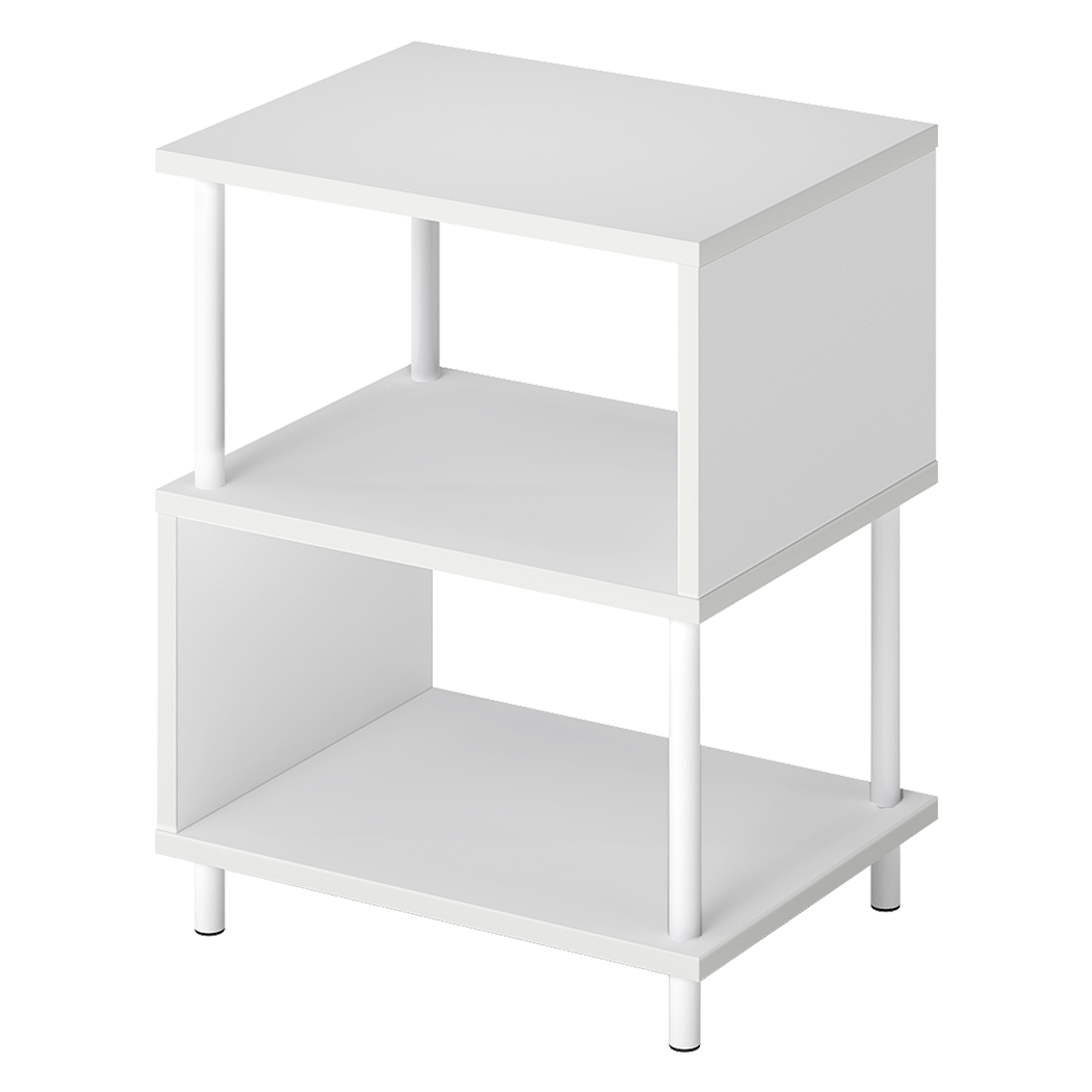 Levede Modern Side Table 3‑Tier Storage Bedside Table-2011971114502328328