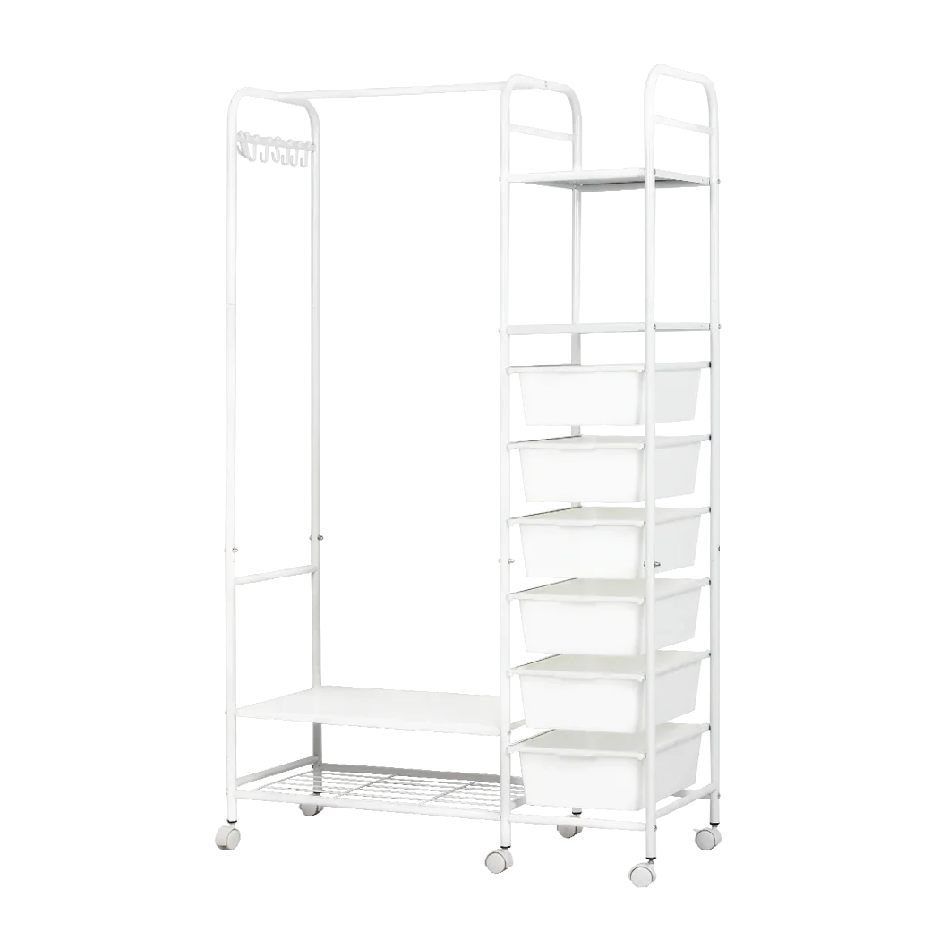 Levede 94CM Clothes Rack Stand Heavy Duty Hanging-2006732699984859144