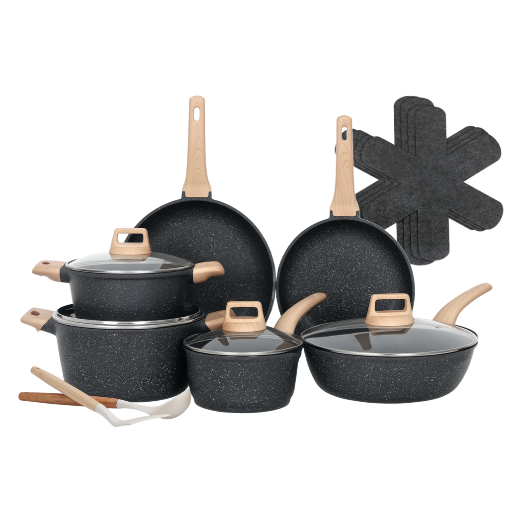 Toque 16-Piece Non Stick Cookware Set Kitchen Fry Pan-2011971112979795976