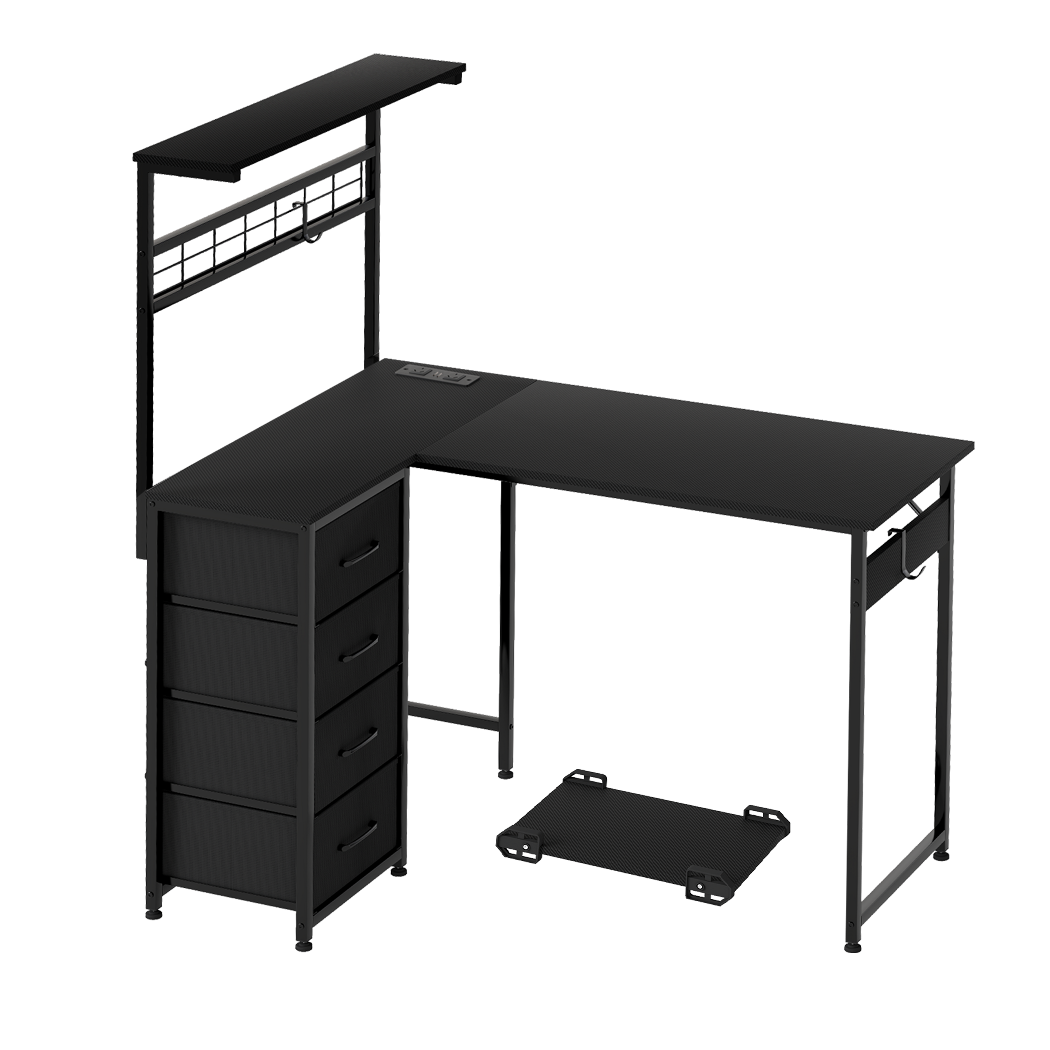 Levede Computer Desk Convertible L-shaped Study Table-2011971108542222344