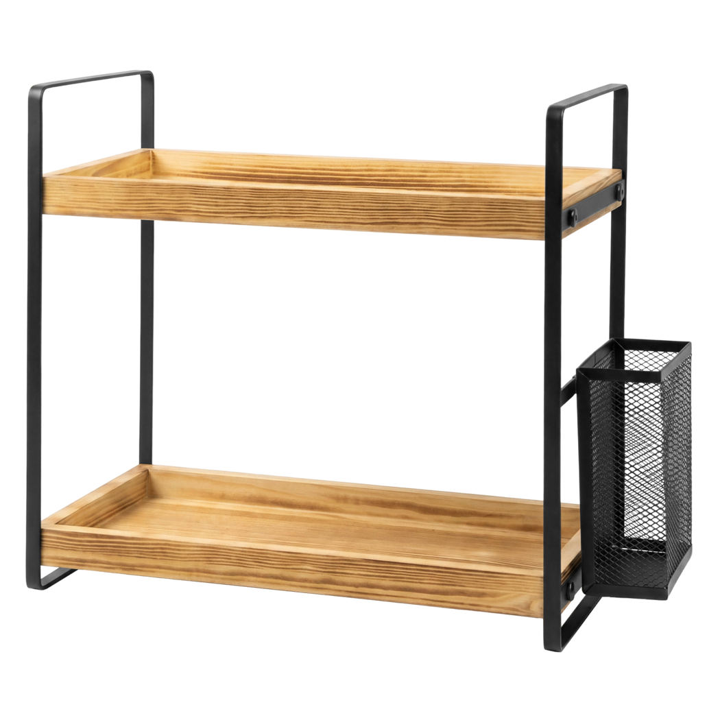 Levede 2 Tier Countertop Organiser Classic Storage Rack Shelf Bathroom Kitchen-2072893555088691208