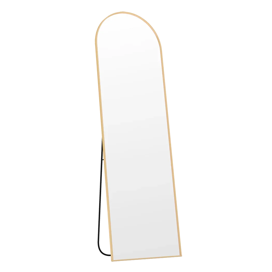 Yezi 165X60CM Full Length Mirror Wall Mounted Mirror Gold-2018816839831916552
