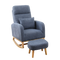 Levede Rocking Chair Ottoman Footrest With Side Pocket-2006732687477444616