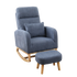 Levede Rocking Chair Ottoman Footrest With Side Pocket-2006732687477444616