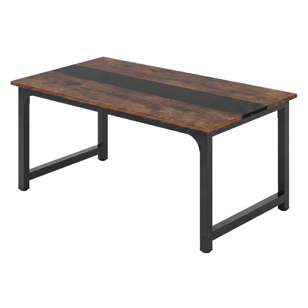 Levede Dining Table 4-6 Seater Industrial Rectangular 160cm Kitchen Restaurant-2072893553973006344
