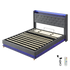 Levede King Bed Frame Gas Lift Storage LED Light USB-2006733381597007880