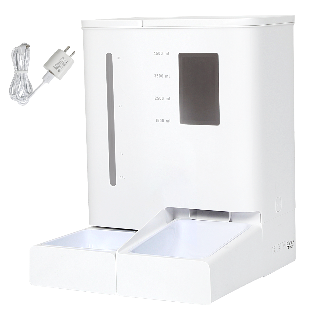 Pawz 2-in-1 Automatic Pet Cat Dog Feeder Water Set-1919278360987570184