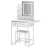 Levede Dressing Table LED Makeup Mirror Stool Set Vanity Desk Fold-up Panel-2050056768968593417