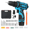 Traderight 12V Cordless Drill Kit 2.0Ah with 74pcs Set-2018816701663154184