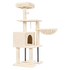 Pawz Cat Tree Cat Tower Multi-Level Cat Bed Cat Scratching Post 125cm Beige-2100034991751827464