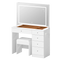 Levede Dressing Table LED Makeup Mirror Stool Set Vanity Desk 5 Storage Drawer-2050056769404801033