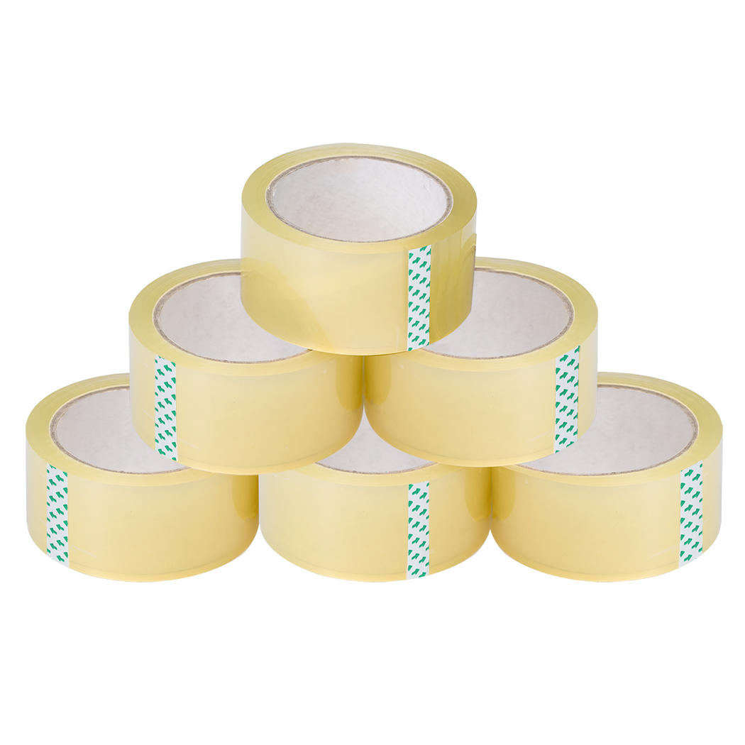 6 Rolls Packing Packaging Tape 45mmx75m