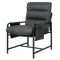 Levede Metal Framed Lounge Chair Linen in Dark Grey-2029387206182965256