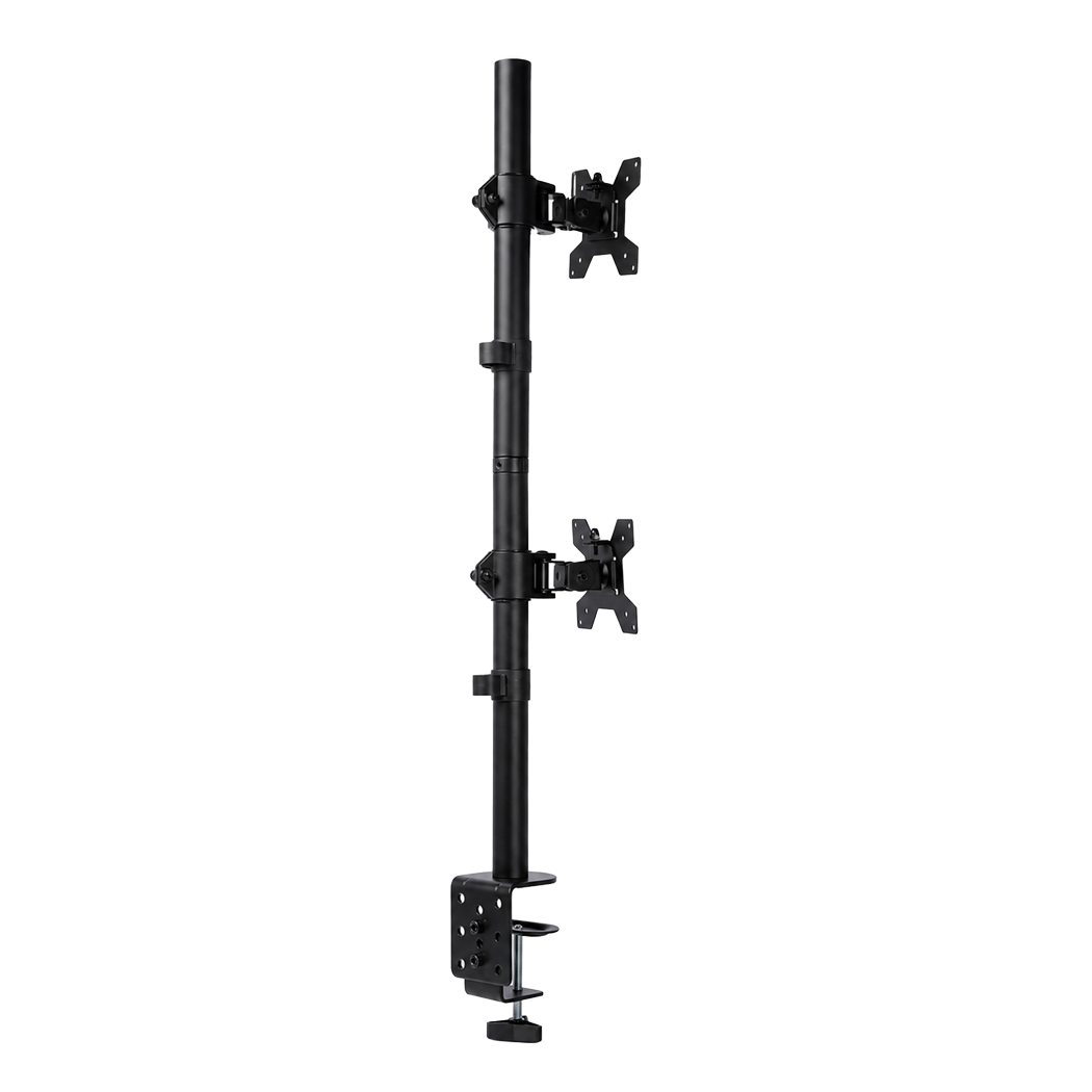 Levede Dual Monitor Arm Adjustable Stand Mount For 13-34 Inch Office Black-2100035032541433864