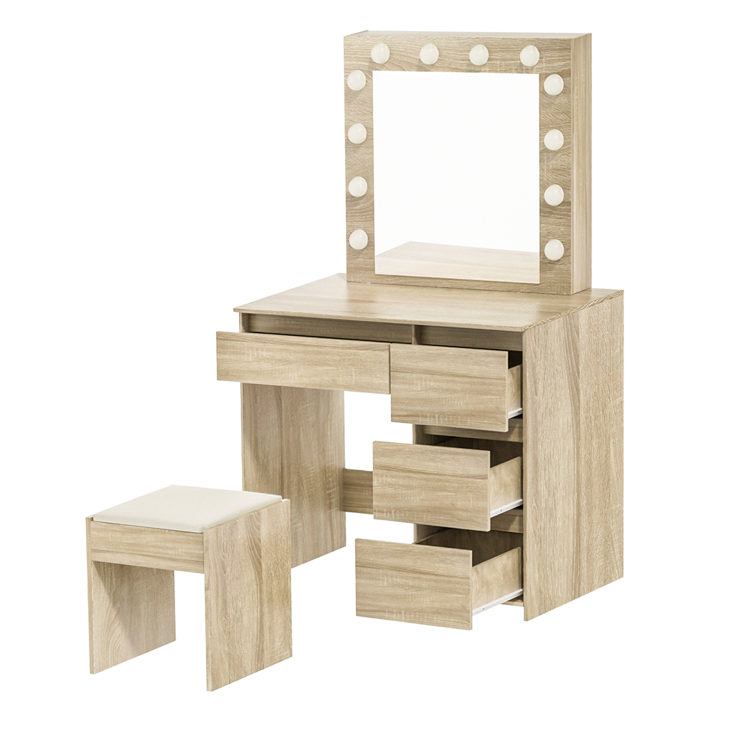 Levede Dressing Table Stool Set Makeup Mirror Led-1950770004920242185