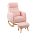 Levede Rocking Chair Ottoman Footrest With Side Pocket-1894516801254068232