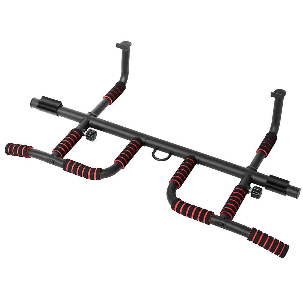 Centra Pull Up Bar Doorway No Drill 200kg Heavy Duty Carbon Steel for Home Black-2109799599676526601