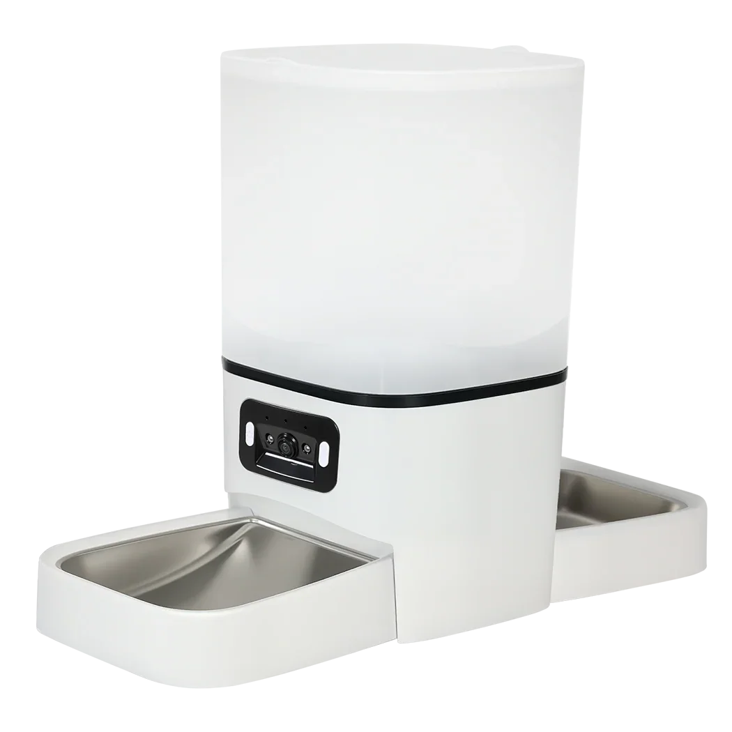 PaWz 6L Automatic Pet Feeder 2 Bowl Food Dispenser-2050056902800445448