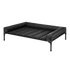 Pawz Elevated Dog Bed Large Breathable Three Sided Bolster for Outdoor Black-2100034988761288712