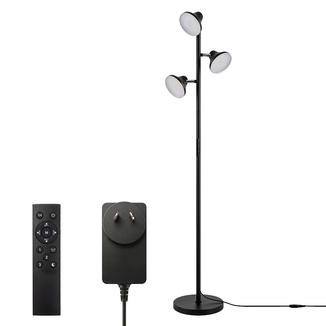 Emitto 3-Light LED Floor Lamp Dimmable Tree Lamp Remote Adjustable Living Room-2100002229158285320