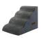 Pawz 4 Steps Pet Stairs Dog Ramp High Density Foam Grey-2018816756843417608