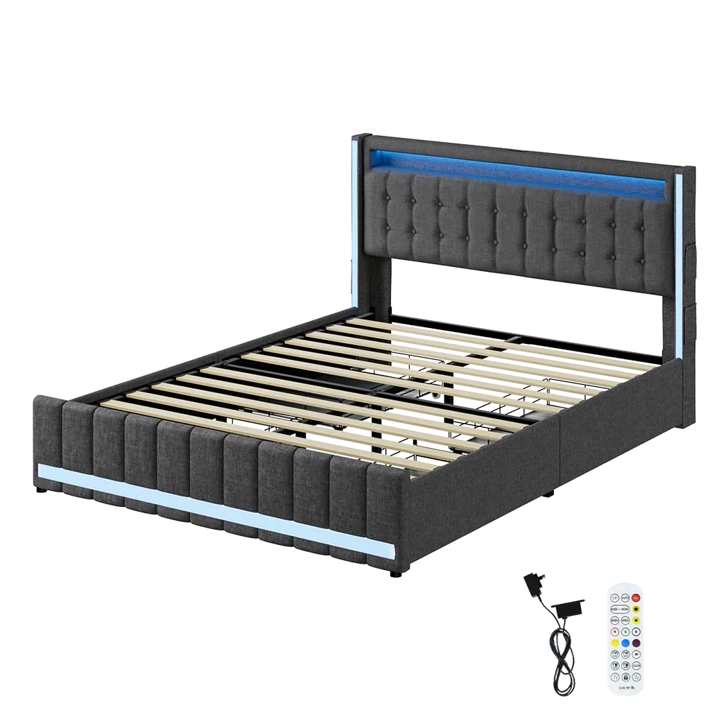 Levede Queen Bed Frame-2006732863306862600