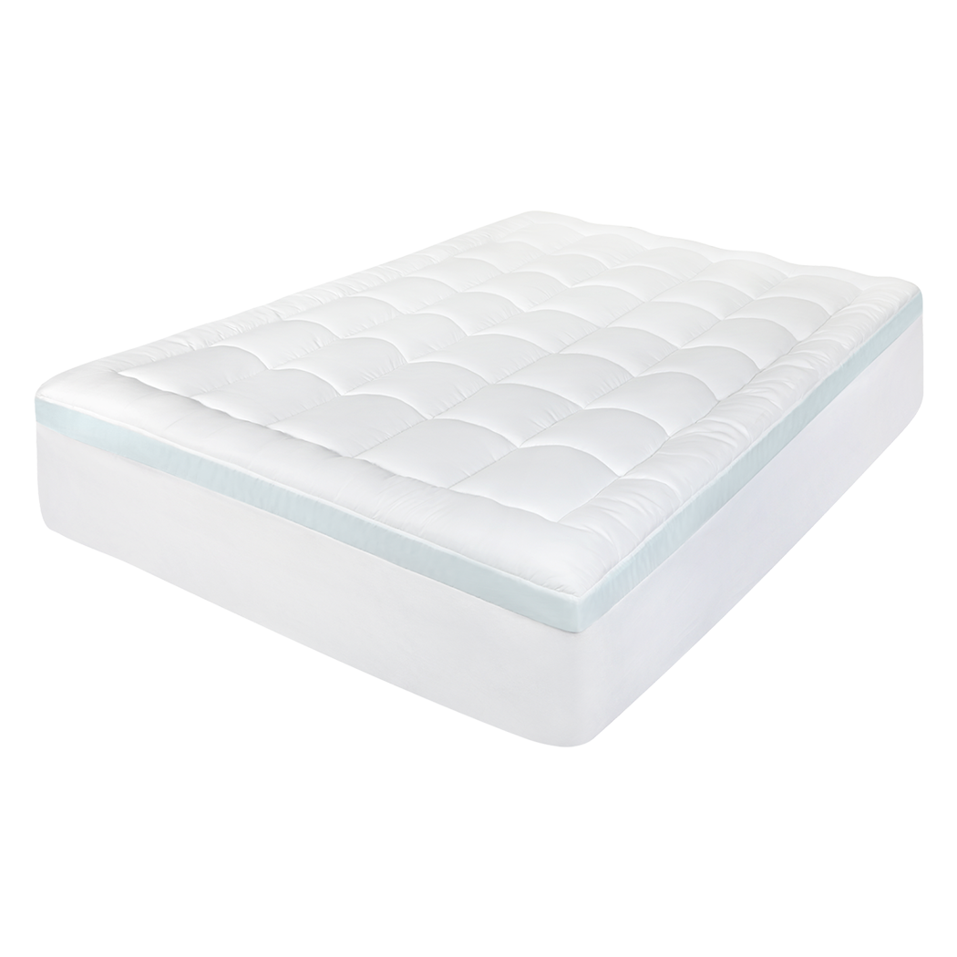 Dreamz Gel Memory Foam Mattress Topper 8cm Queen Size-2050056897771474952