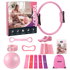 Centra Pilates Kit 13Pc All In One Set with Ring Ball Bands Home Workout Pink-2100035025306259464