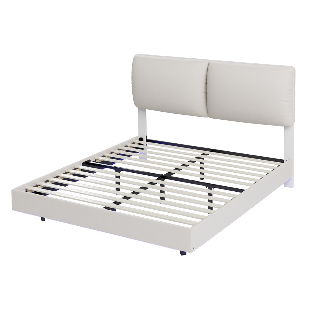 Levede Queen Floating Bed Frame-1894516756874137608