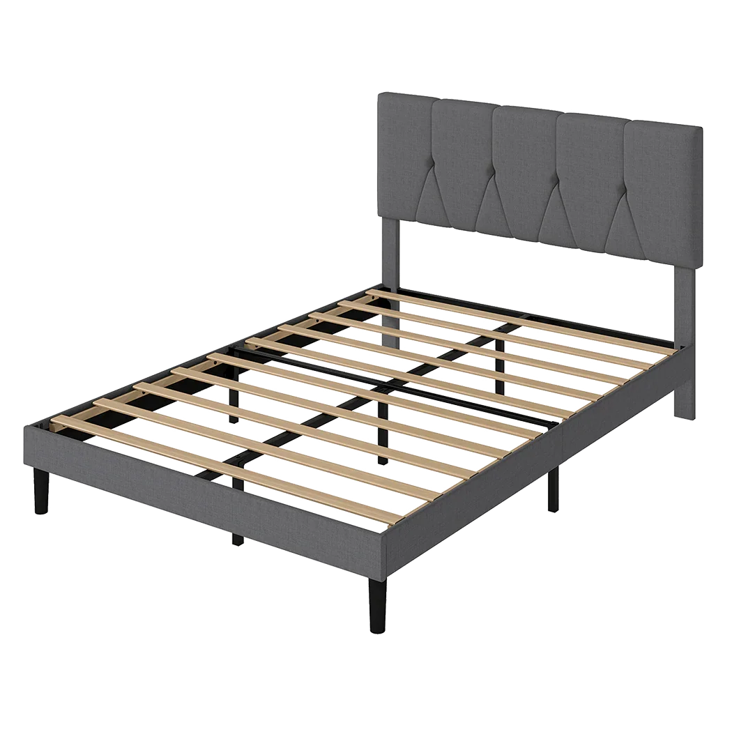 Levede Bed Frame Upholstered Platform Mattress Base Double-2050056907640672264